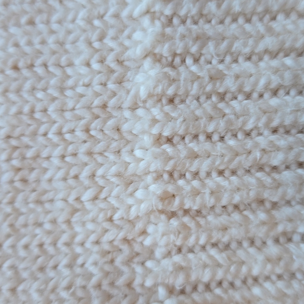 525 America Puff Sleeve Cropped Sweater, Cream, EUC, Women's S - Picture 10 of 12